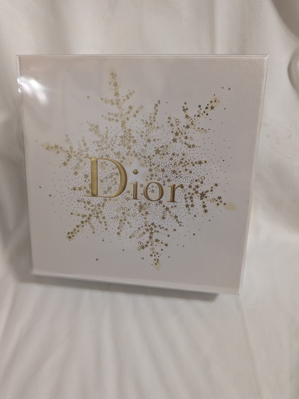 Dior Gold Snowflake Decorative Christmas Box & Moisturizing Body Milk